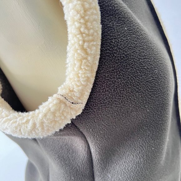 Rare Vintage 90s, R&R Faux Suede Sherpa Vest- Size M - Picture 14 of 15